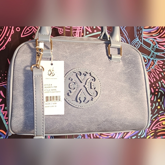 CXL Christian Lacroix Jasper Barrel Satchel Crossbody Handbag - Picture 2 of 10